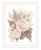 BOHEMIAN BOUQUET White Framed Print Wall Art