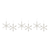 Jeweled Metal Snowflake Ornament 