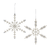 Jeweled Metal Snowflake Ornament 