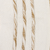 20" Yellow and White Color Block Cotton Throw Pillow With Tassels