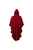 Dark Red Velvet Hooded Ruffle Cape