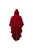 Dark Red Velvet Hooded Ruffle Cape