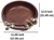 Acacia Wood  Round Bowl