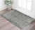 3' X 5' Gray And Charcoal Medallion Area Rug