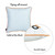 Set of Two 18" X 18" Orange and White Thanksgiving Pumpkin Pillow Covers