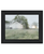 Green Country Morning Black Framed Print Wall Art