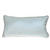Homeroots Home Decor Reversible Black and White Lumbar Velvet Throw Pillow