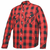 TW136.07 - Mens Black & Red Armored Flannel