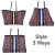 Lolly Luella On the Go - Neoprene Tote Bag (With Removable Matching Small Zippered Pouch)