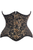 Top Drawer Brocade Double Steel Boned Under Bust Corset