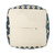 20" Blue 100% Cotton Ottoman