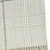 50" X 67" Sand And White Cotton Blend Woven Plaid Throw Blanket with Fringe