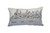 24" White NYC Daylight Skyline Lumbar Decorative Pillow - 606114643845