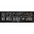 We Will Serve The Lord Wall Plaque