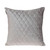 Homeroots Home Decor Taupe Tufted Velvet Quilted Throw Pillow, 20 x 20 x 4 Inches