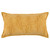 Yellow Botanical Pattern Embroidered Lumbar Pillow - 808230117952