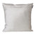 Homeroots Home Decor Quilted White Decorative Throw Pillow, 20 x 20 x 4 Inches