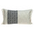 Black and White Geometric Fringe Throw Pillow - 4512822739663