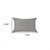 Homeroots Home Decor 12" x 20" Grey Solid Color Zippered Handmade Polyester Lumbar Pillow Cover