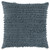 Homeroots Home Decor Gray Tasseling Fringe Texture Throw Pillow, Gray, 20 x 20 Inches