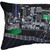 24" Black Lexington Nighttime Skyline Lumbar Decorative Pillow - 606114643456