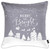 Set Of Four 18" X 18" Grey Zippered Polyester Christmas Snowflakes Throw Pillow Cover - 606114276173