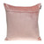 Geometric Lush Quilted Metallic Pink Throw Pillow - 808230111790