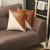 Set Of 2 White And Faux Leather Lumbar Pillow Covers