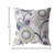 16” White Yellow Floral Suede Zippered Throw Pillow