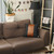 Homeroots Home Decor Black And Brown Strap Faux Leather Throw Pillow, 18x18 Inches