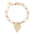HELENA & LARGE ELONGATED LINK CHAIN BRACELET