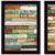 Set Of Two Today is a New Day Faux Wood Slat Black Framed Print Wall Art