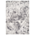 8' X 10' Ivory And Gray Abstract Area Rug