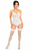 Top Drawer Lace Steel Boned Corset with Rhinestones