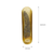 Copper and Gold Wall Candle Sconces with Feather Design