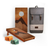 Retro Elakai Mahogany Pathfinder Cornhole Board Set