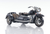 8" Black Metal Hand Painted Decorative Motorcycle