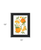 Citrus Orange Botanical Black Framed Print Wall Art