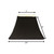 Black Shantung Silk Bell Lamp Shade