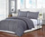 Dark Gray California King Polyester Thread Count Down Alternative Comforter