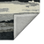 8' X 10' Dark Gray Black And Ivory Wool Abstract Hand Tufted Area Rug