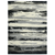 8' X 10' Dark Gray Black And Ivory Wool Abstract Hand Tufted Area Rug