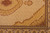 2' X 10' Cream Oriental Power Loom Stain Resistant Area Rug