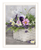 Fresh Garden Basket White Framed Print Wall Art