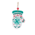 Wood Mitten and Stocking Ornaments 