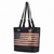 Vera Vegan Leather Patriotic Flag Pattern Women's Tote Bag