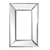 18" Silver Beveled Glass Framed Accent Mirror