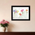 Live Life in Full Color Tulips Black Framed Print Wall Art