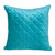 Homeroots Home Decor Tufted Diamond Aqua Transitional Square Pillow, 20 x 20 x 4 Inches