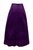 Satin Hi Low Ruched Ruffle Skirt